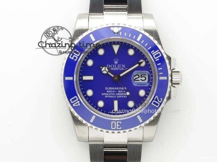Black A2836 LN YG Submariner SS Bracelet Markers on Dial Diamonds 116613 0418